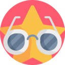 music and multimedia,signs,miscellaneous,glasses,star,shapes,favorite,sunglasses,rate,favourite,guest,guest star